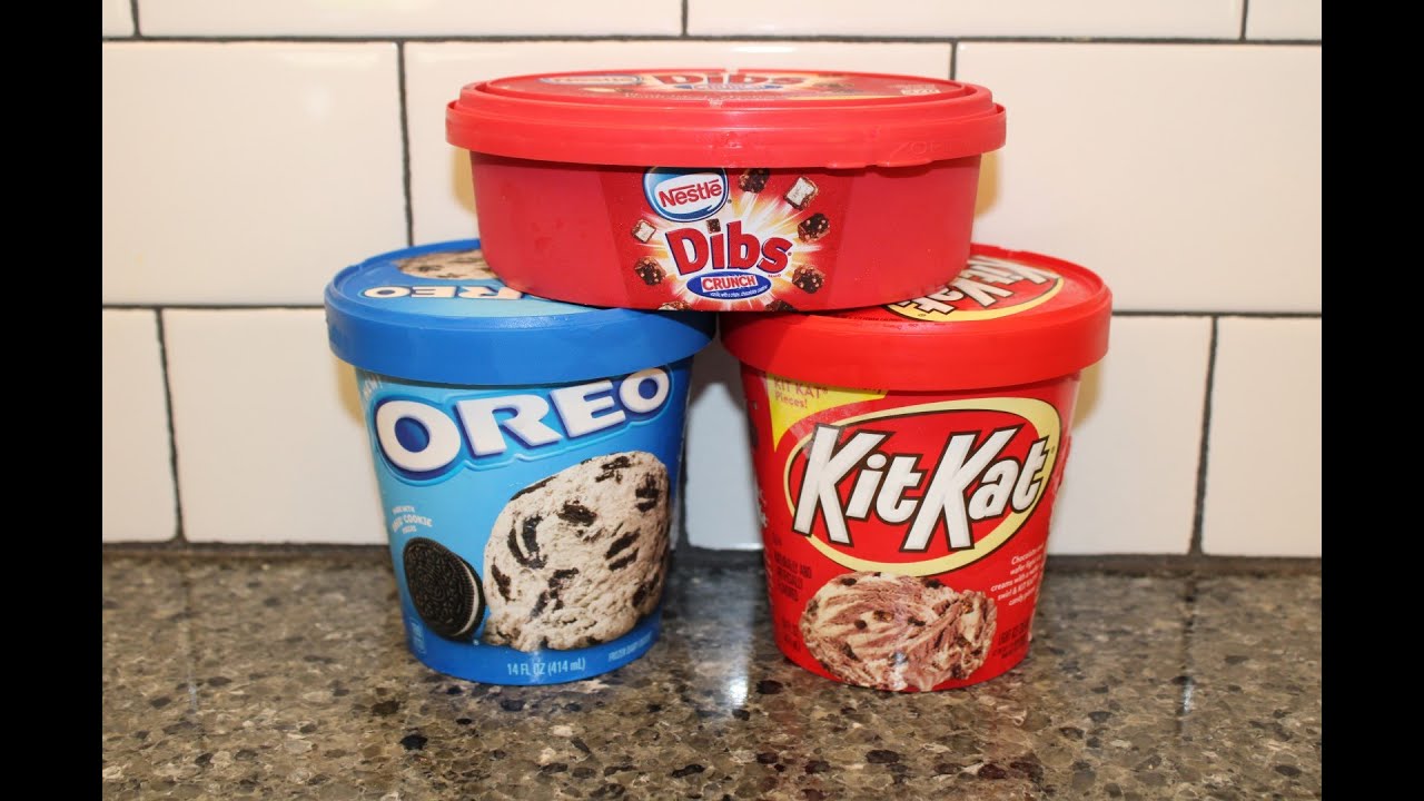 Dreyer’s: Nestle Crunch Dibs & Oreo Frozen Dairy Dessert and Kit Kat Light Ice Cream Review