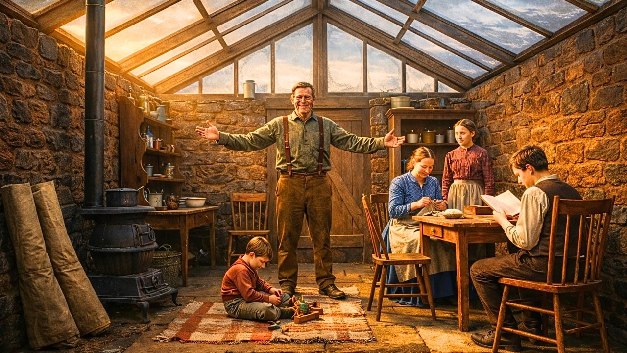 Alle sagten, sein Glashaus würde gefrieren & fluten – bis die Sonne es rettete.