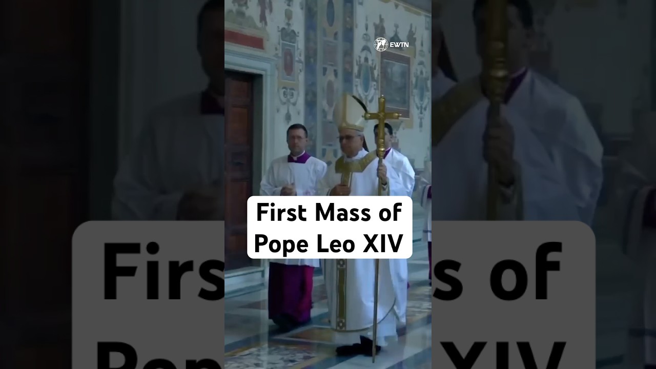 First Mass of Pope Leo XIV | First American Pope