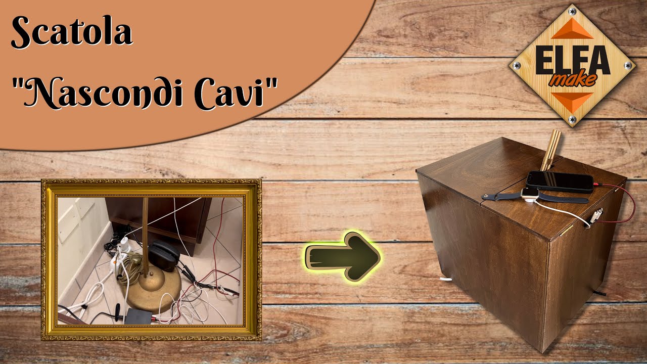 Scatola nascondi cavi ispezionabile con 
