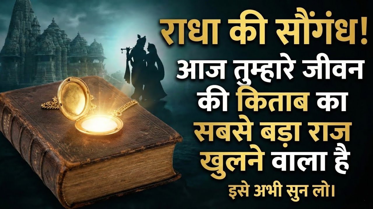 राधा की सौगंध ! आज तुम्हारे जीवन की किताब का | Radharani ka ashirwad⁩ #motivation #maa
