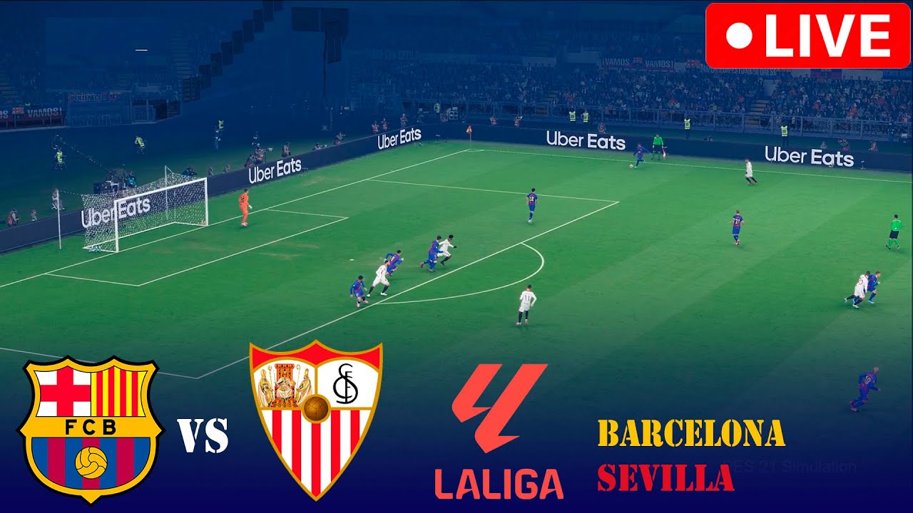 Barcelona vs Sevilla Fc | La Liga 2026 | Full Match Streaming | PES 21 Simulation Gameplay