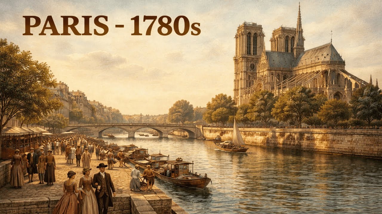 A Tour Of Paris in the 1780s(AI Reconstruction)