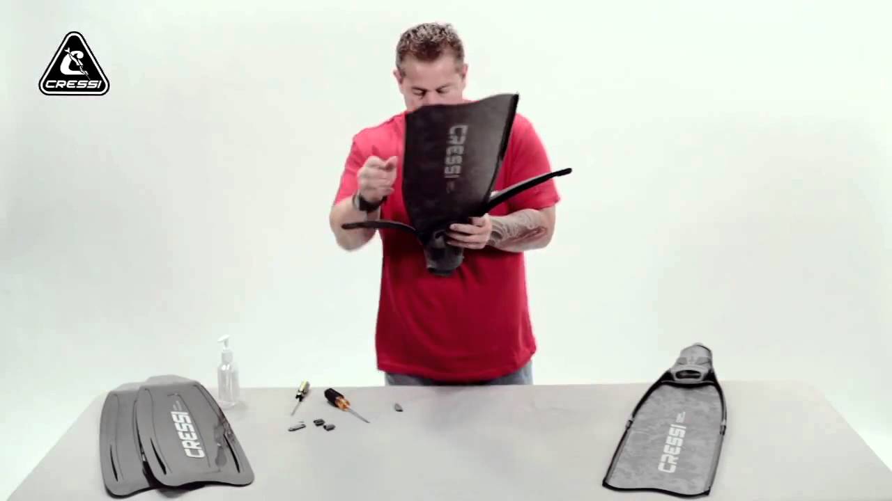 How to change blades in Gara Pro Modular fins by Cressi - LeisurePro