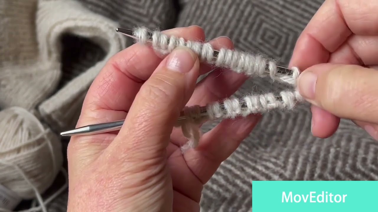 Italiensk opplegg og dobbelstrikk (tubular cast on) med magic loop teknikk