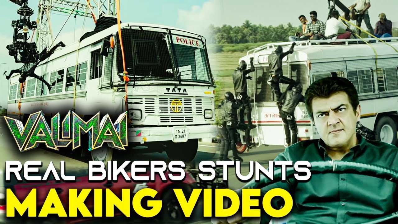 VALIMAI Highway Real Bikers Stunt Making Video | Ajith | H. Vinoth | Yuvan Shankar Raja