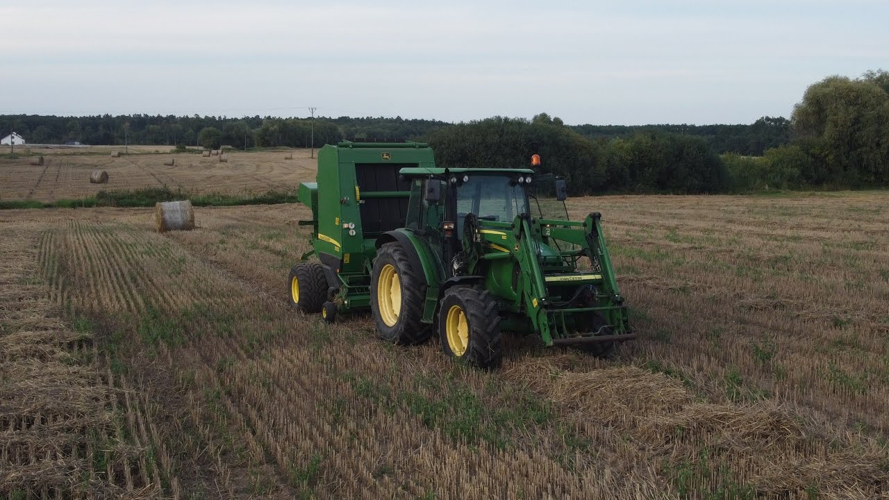 Prasowanie 2023 / John Deere 5720 & John deere 592