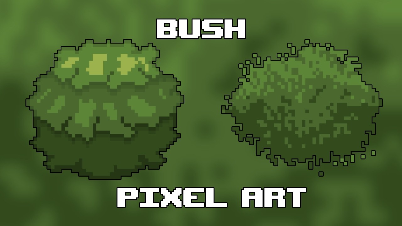 Pixel Art #6: Bush