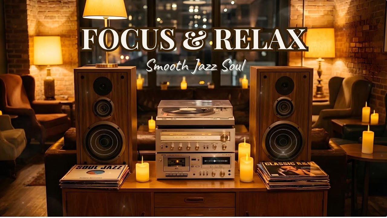 Cozy Vinyl Lounge for Focus, Work & Relaxation  •  Smooth Jazz Soul & R&B