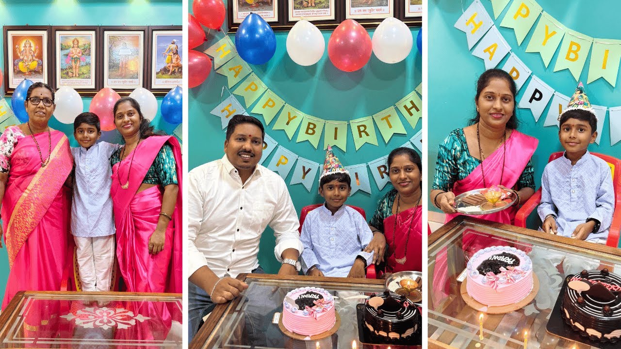 प्रदनुचा सहावा वाढदिवस आणि सेलिब्रेशन B'day 😍 | Pradnu Birthday Celebration | S For Satish | Panvel