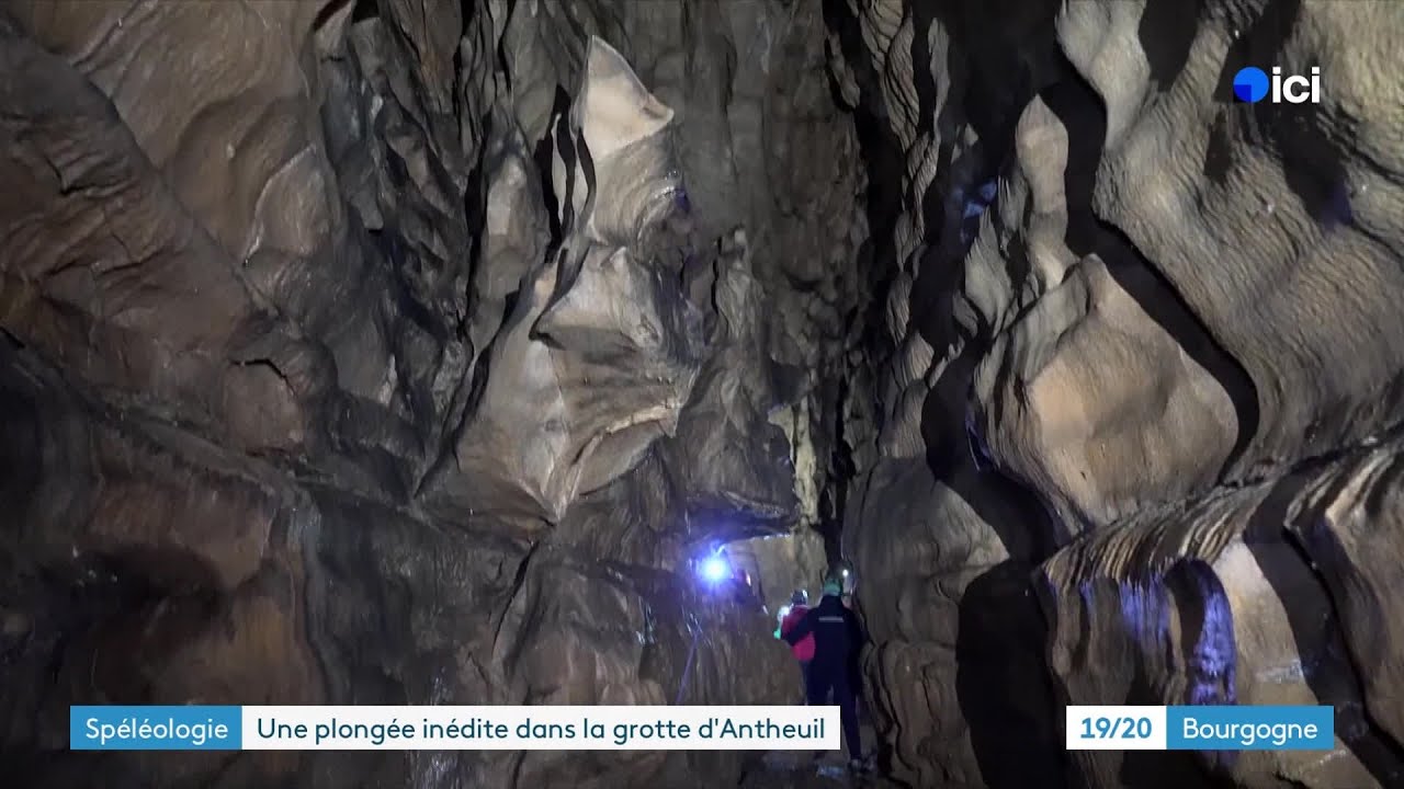 Sp&eacute;l&eacute;ologie : visite rare de la grotte du Bel-Affreux, &agrave; Antheuil (C&ocirc;te-d'Or)