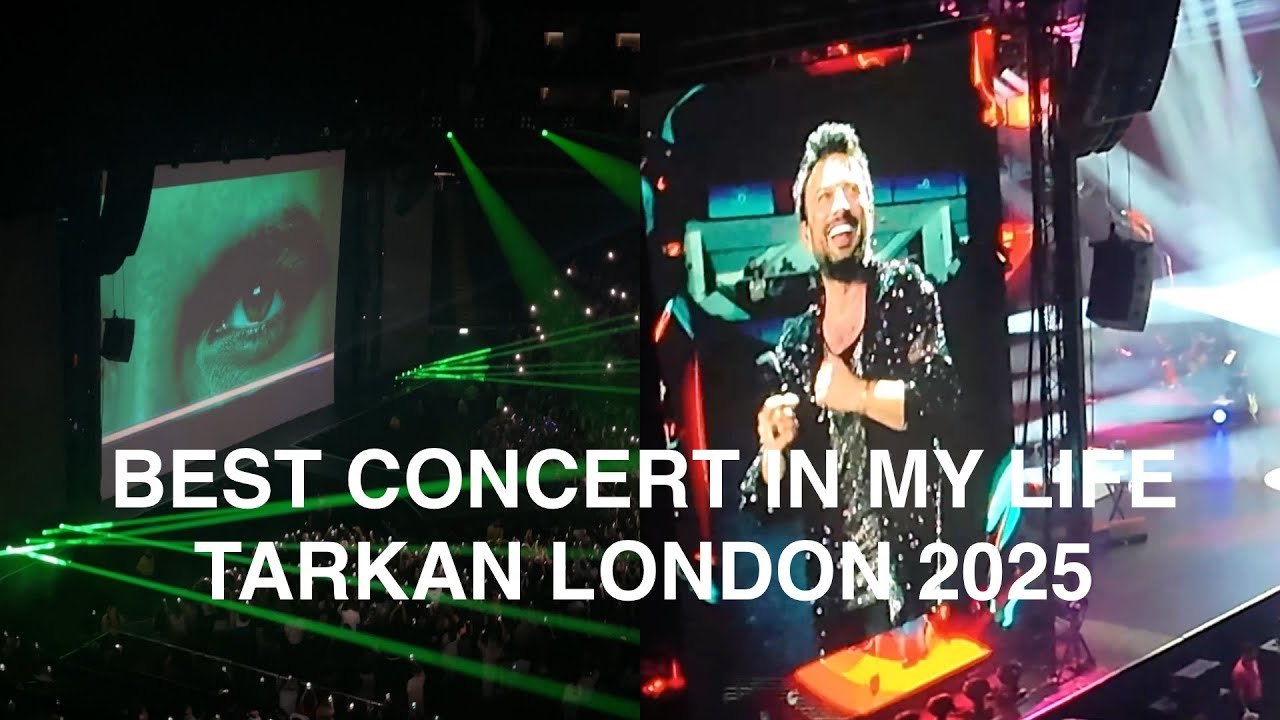 TARKAN CONCERT IN LONDON VLOG | Tarkan'ın Londra konseri