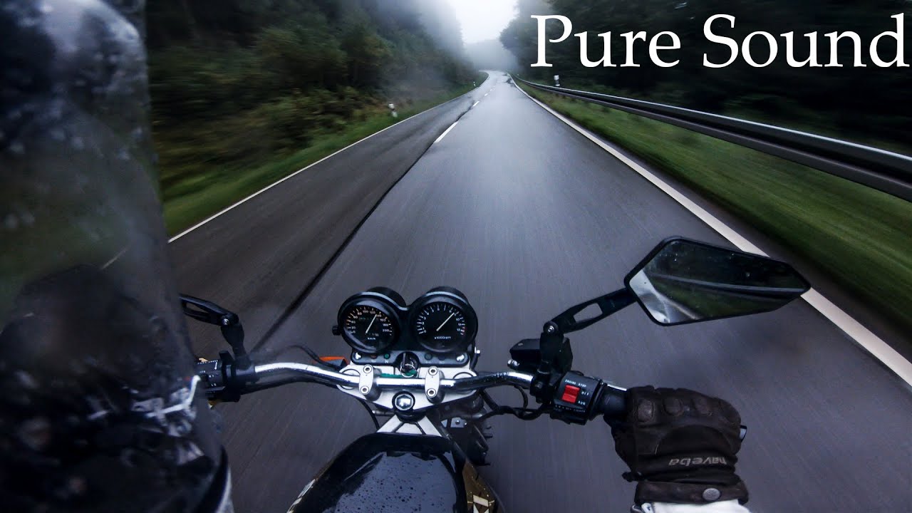 Bad weather rideout || POV Suzuki GS500E (loud Takkoni Sound)