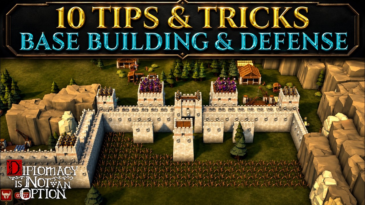 10 TIPS BASE BUILDING & DEFENSE - Diplomacy Is Not An Option