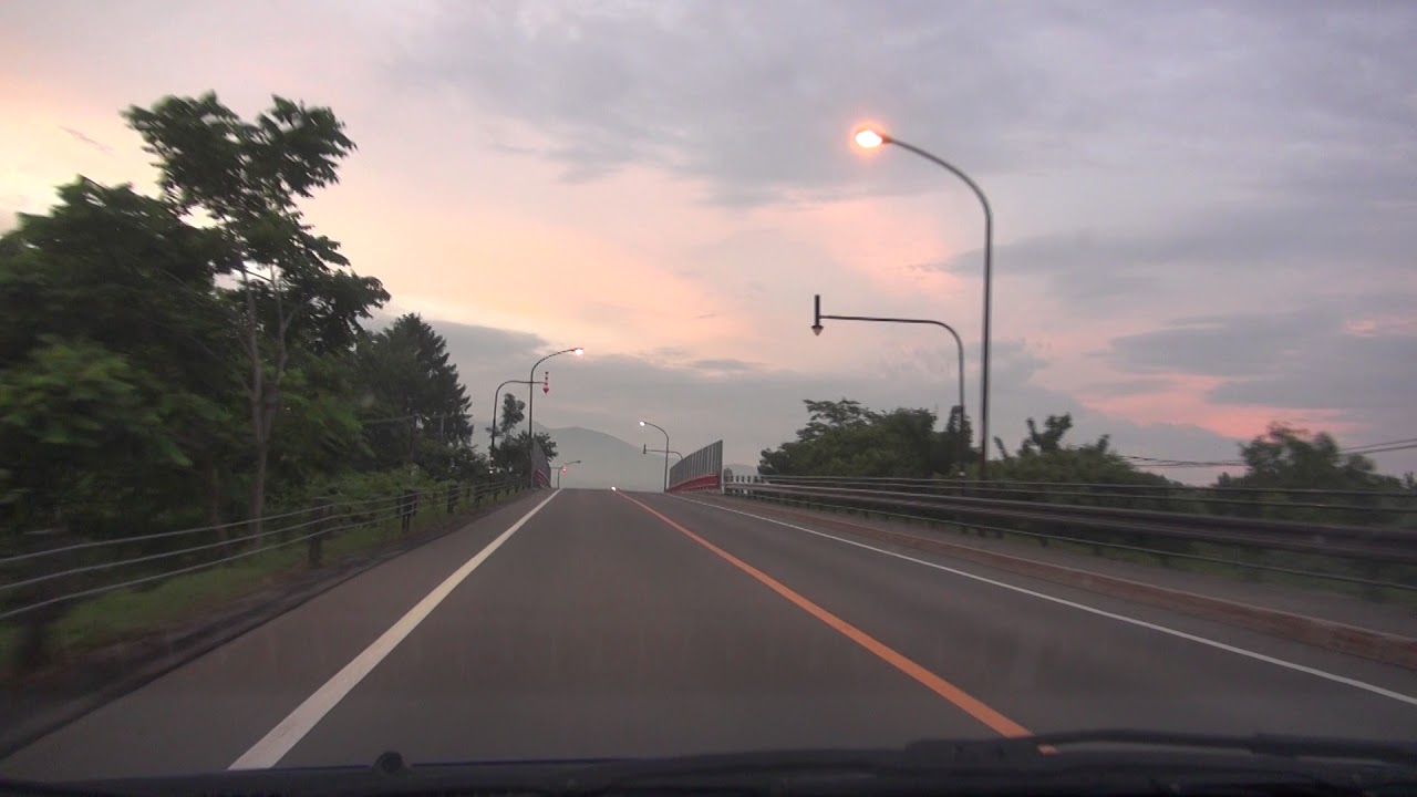 北海道道338号大沼公園線  → 北海道道43号大沼公園鹿部線 [ #七飯町 1080p 車載動画 2017ドライブ]：国道5号交点～国道5号交点
