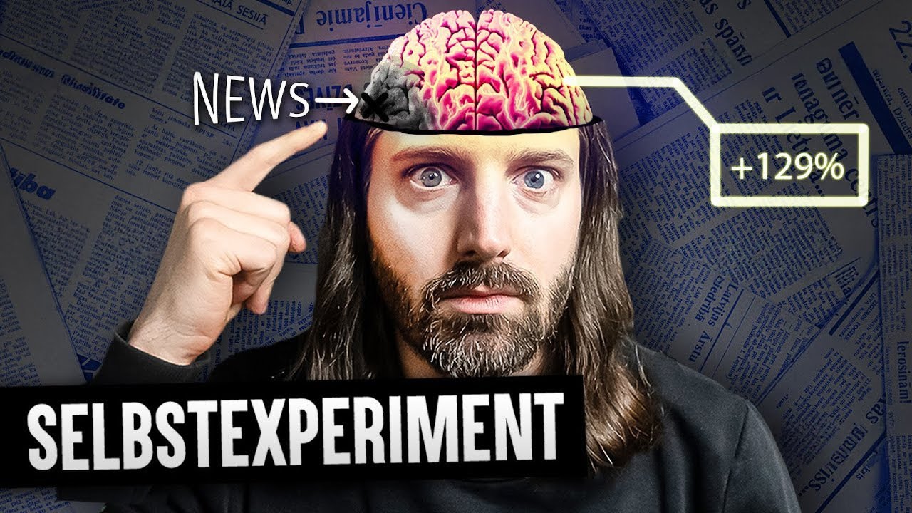 Das passiert mit deinem Gehirn, ohne schlechte Nachrichten! 📡 Selbstexperiment