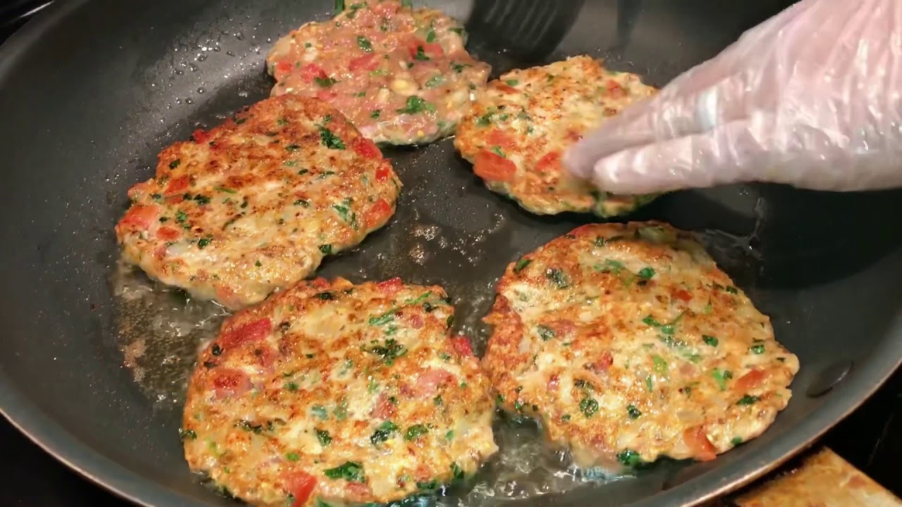 Как приготовить куриный чапли-кебаб!!!