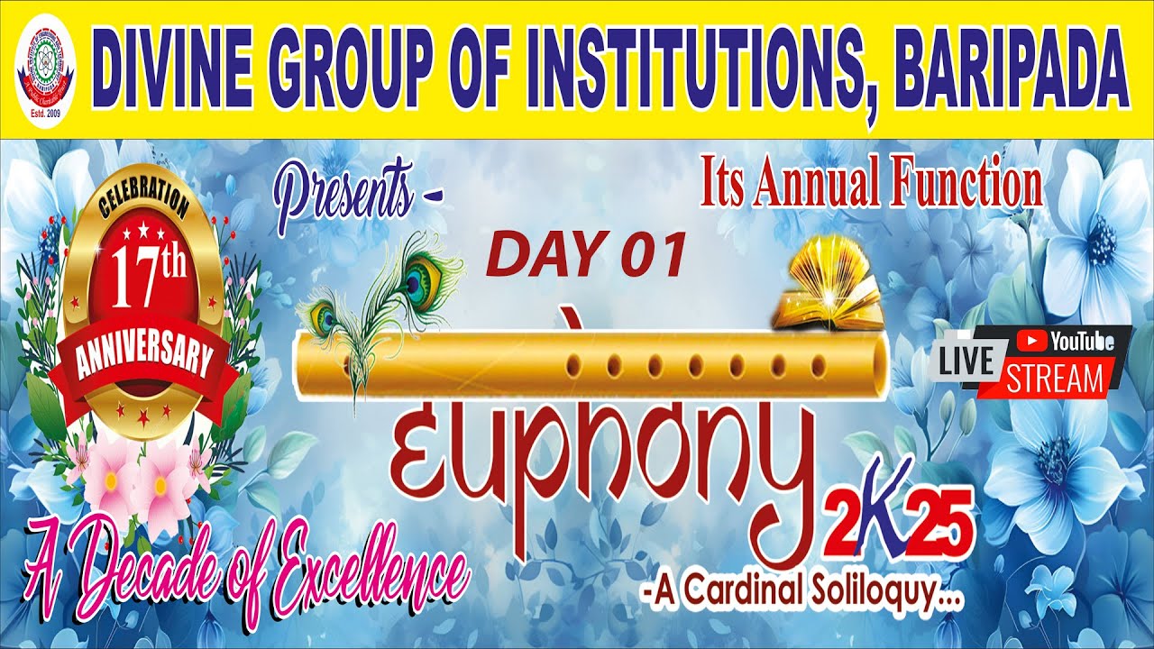 🔴LIVE || EUPHONY 2025 ANNUAL FUNCTION || DAY 01