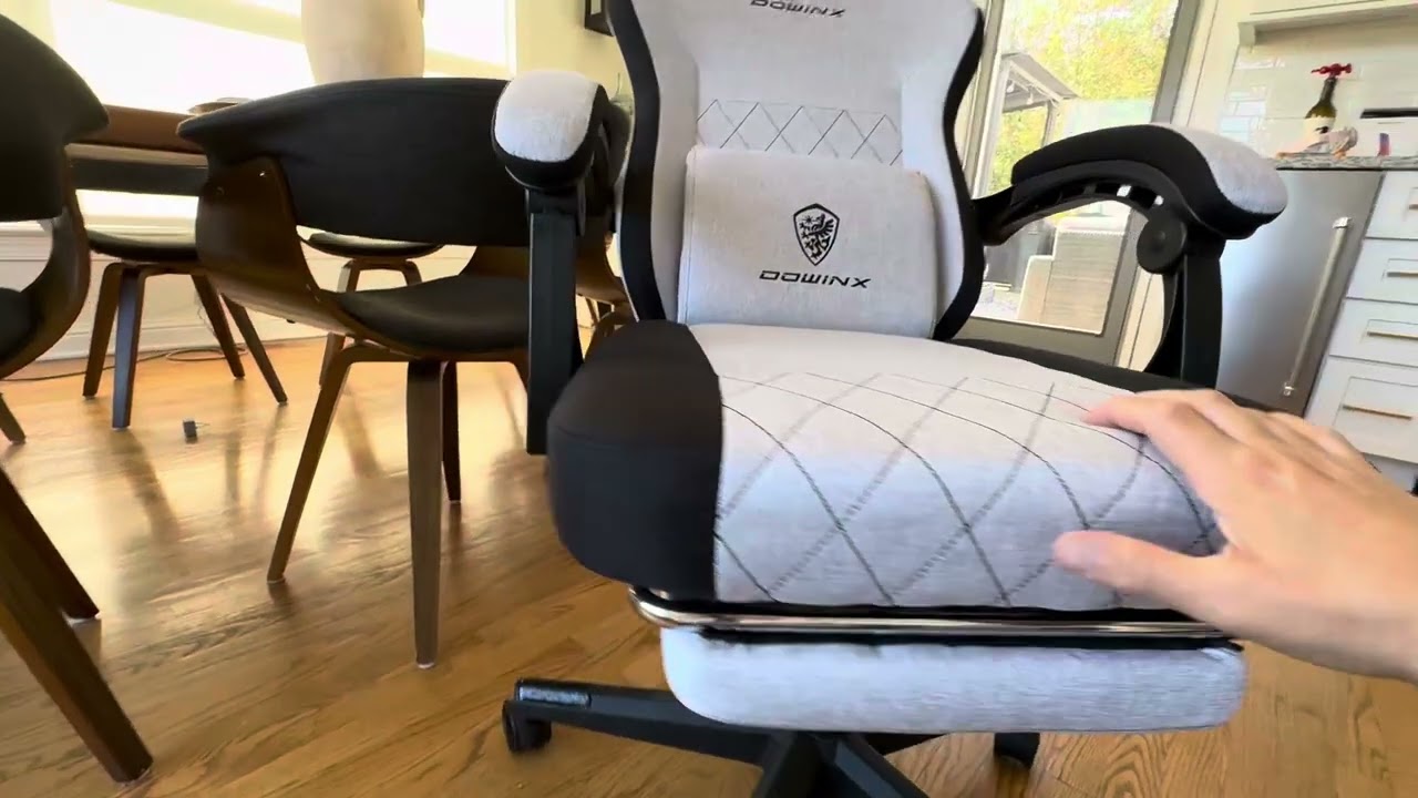 Dowinx Gaming Chair Fabric with Pocket Spring Cushion