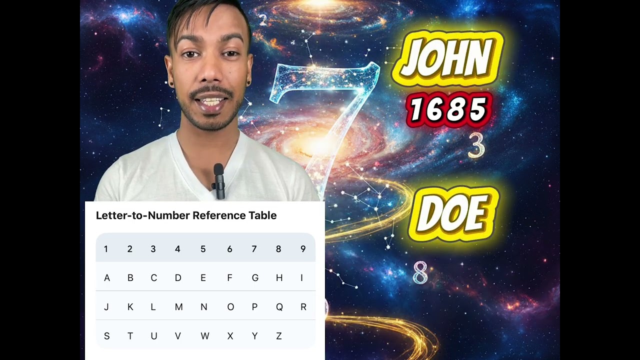 Destiny number calculation how to get your number #numerology #destinynumbers #lawofattraction