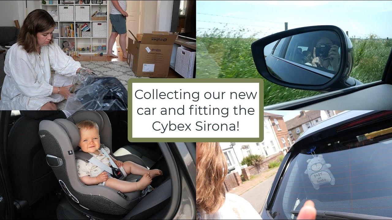WE GOT A NEW CAR! Fitting the Cybex Base Z and Sirona Z i-Size (UK Day in the life vlog 2021)
