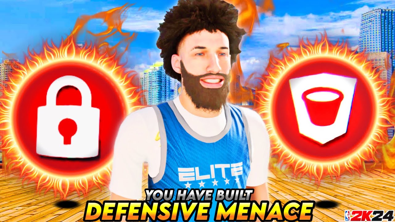 *NEW* 6’8 “DEFENSIVE MENACE” is BREAKING SEASON 1 on NBA 2K24 BEST DEFENSIVE MENACE BUILD