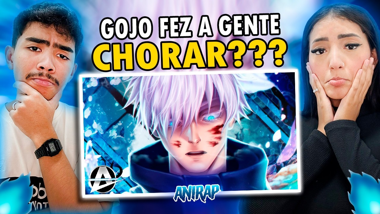 CASAL REAGE | Desabafo: Satoru Gojo | Últimas Palavras | Ft: ‪Gabriel Rodrigues | AniRap | REACTANDO