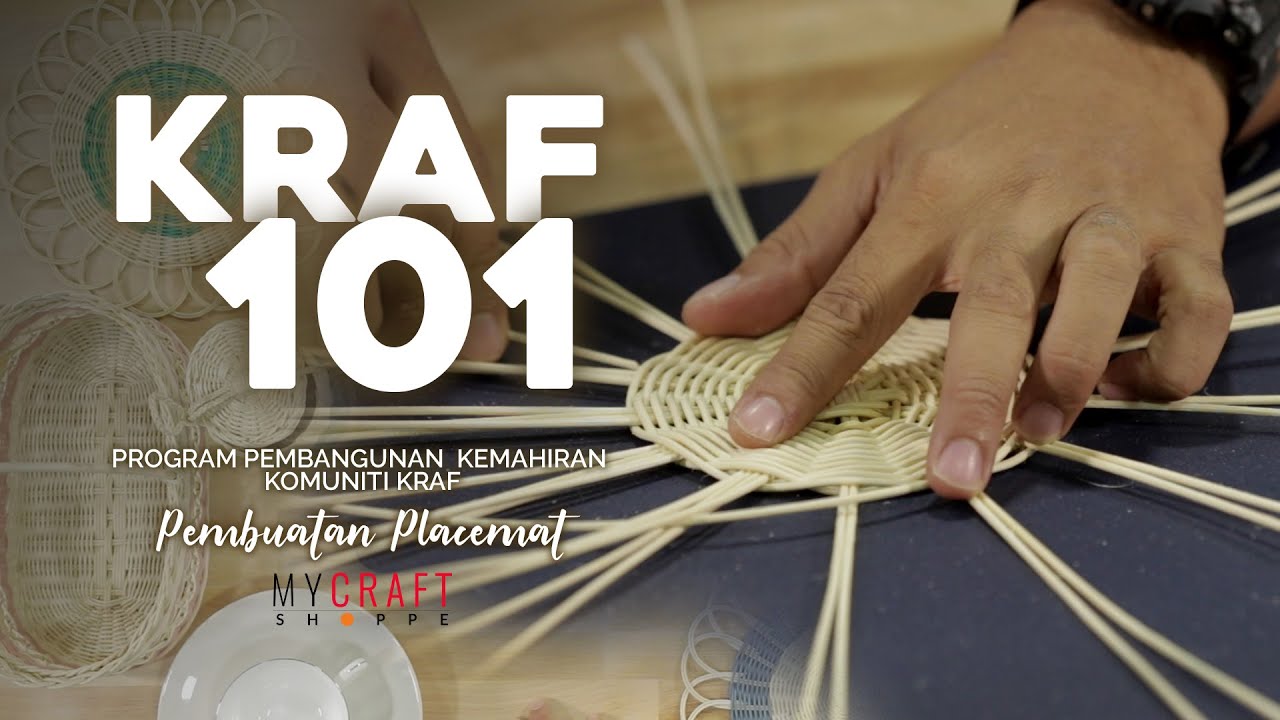 Kraf 101 - Anyaman Rotan Placemat
