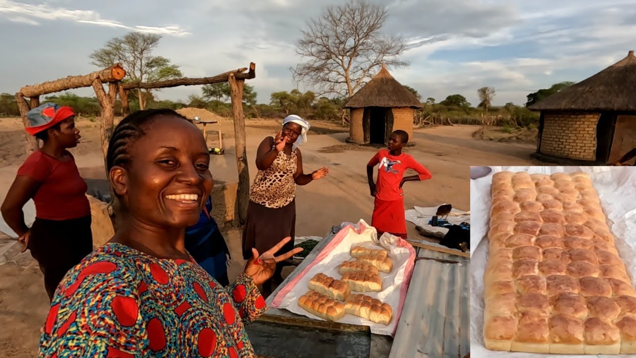 How to Bake Delicious Buns in Zimbabwean Village