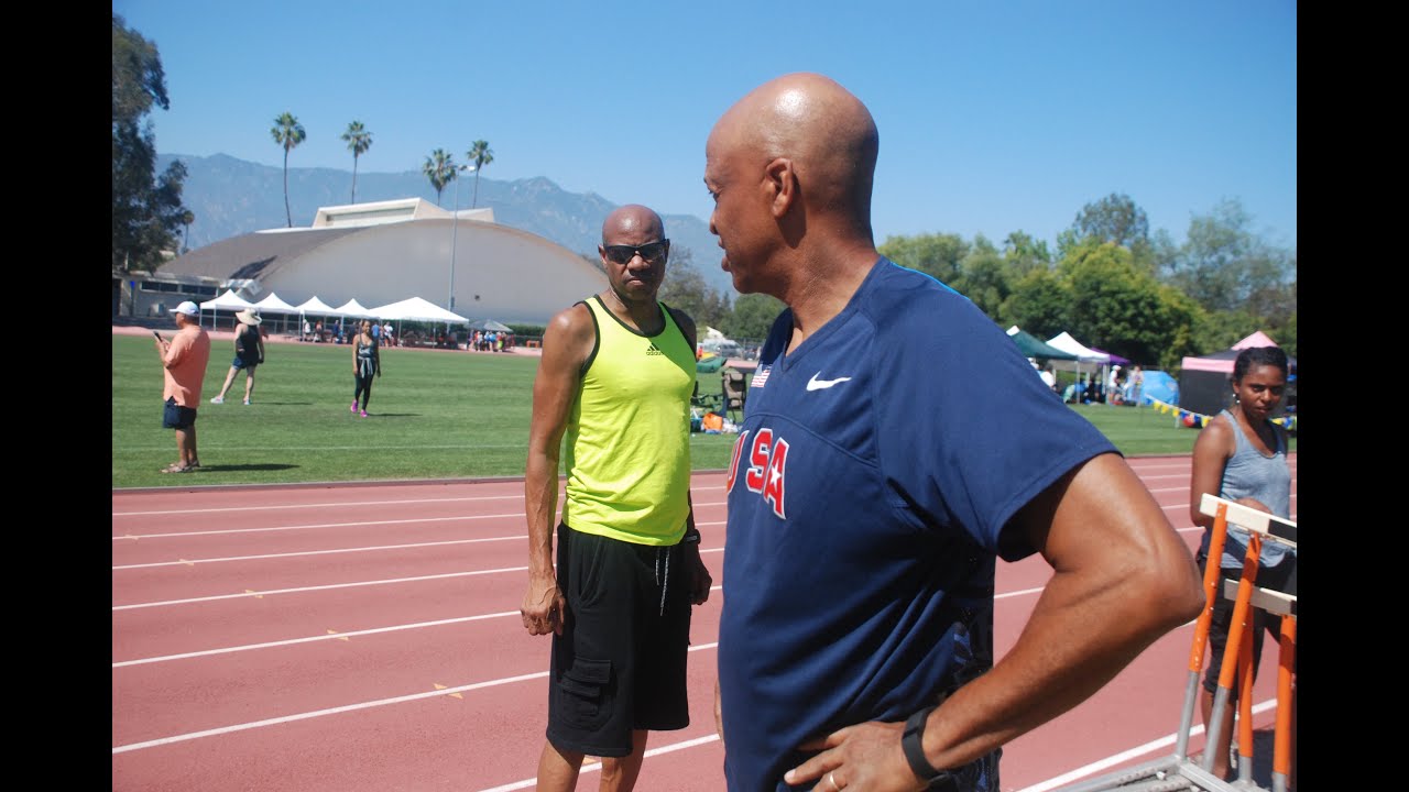 Willie Banks M60 American record in triple jump
