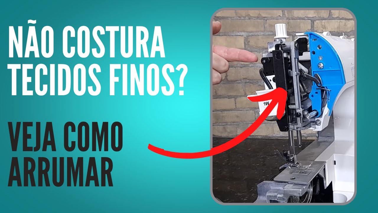 Máquina de costura não costura tecidos finos
