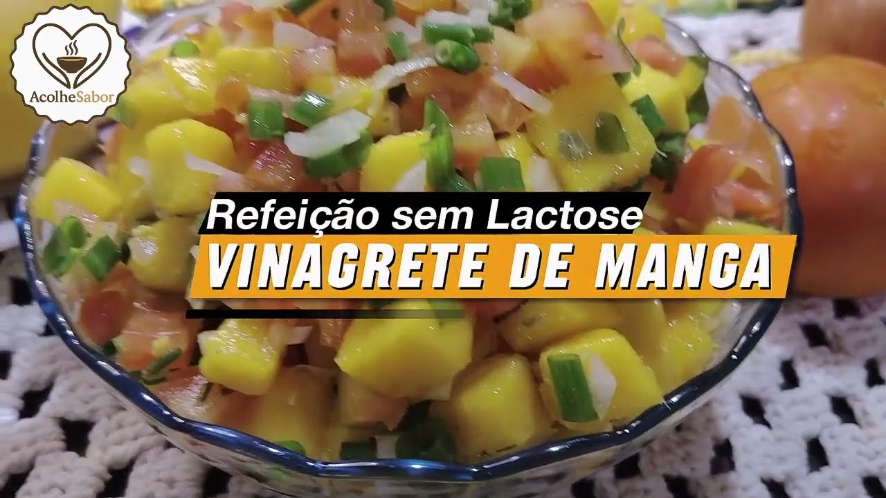 Vinagrete de Manga Vegano: Refrescante, Fácil e Cheio de Sabor