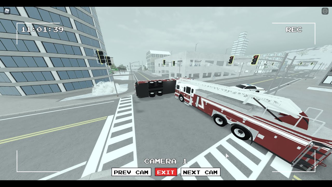 Chicago Fire, Just drive the truck clip but in ROBLOX
