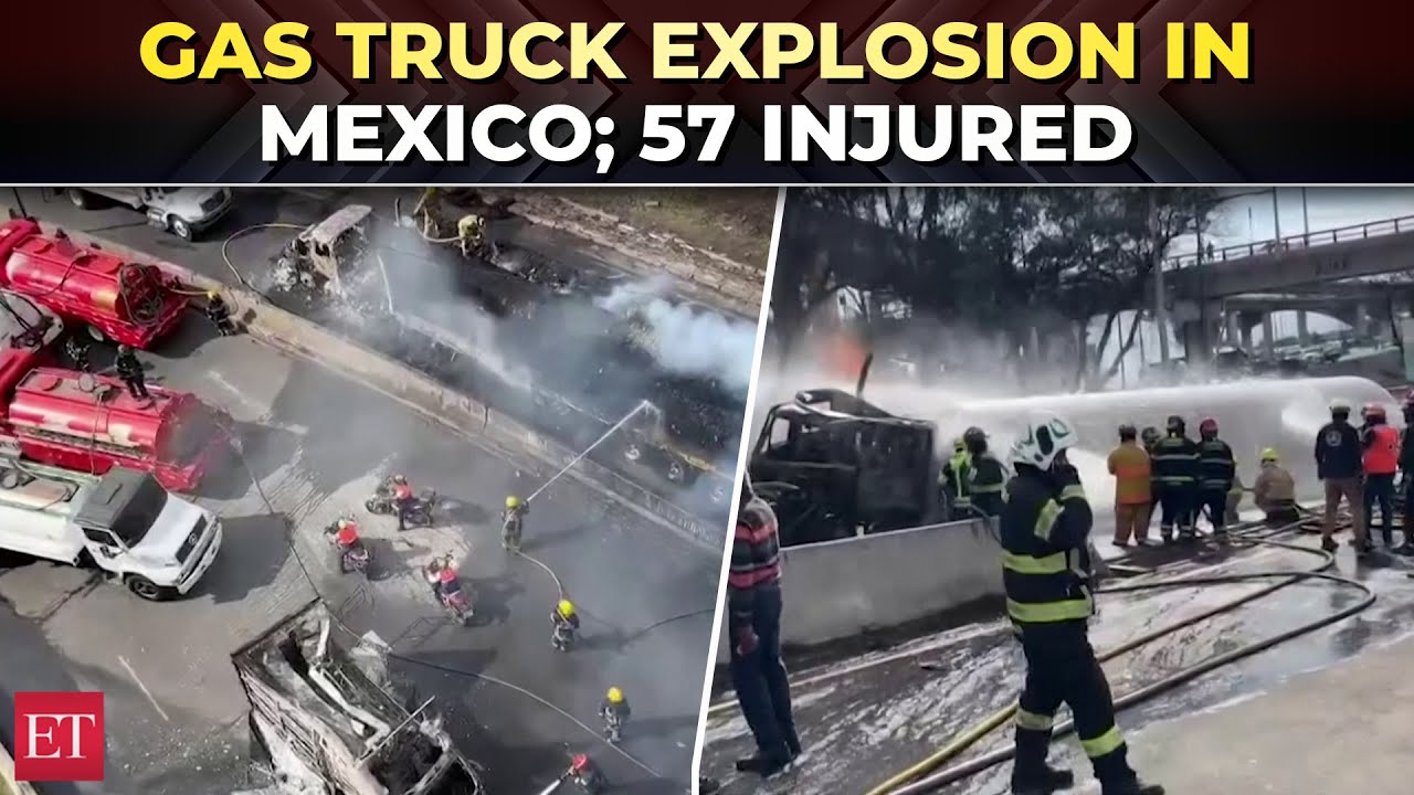 Massive gas truck explosion leaves 57 injured in Mexico City, no fatalities reported