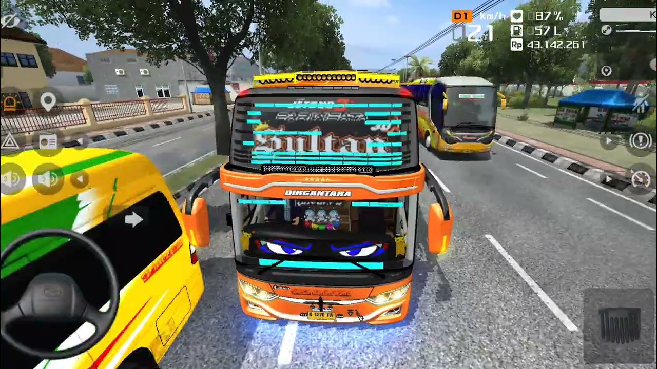 Bus Sultan Arga Mas Bawa Penumpang Dari Kudus Ke Jatake Tangerang Telolet Basuri 