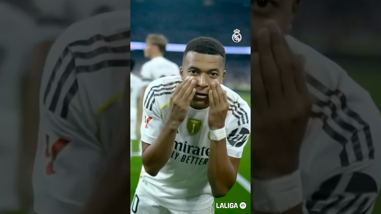 ⚽✨ First goal of the season ✅🥶 #Mbapp&eacute; #laligahighlights