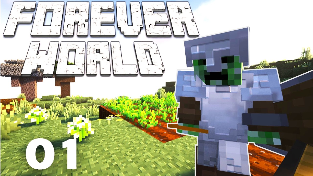 Starting my Minecraft forever world I dreamed of
