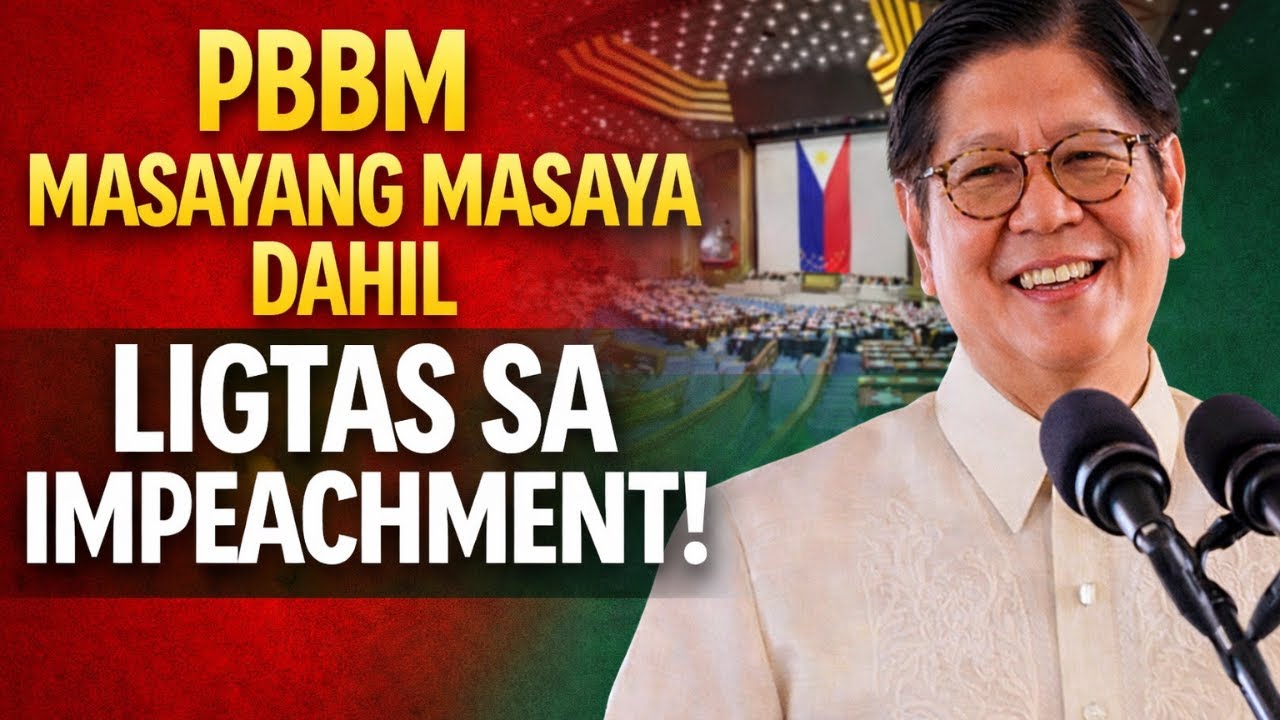 PBBM MASAYANG MASAYA DAHIL LIGTAS SA IMPEACHMENT!