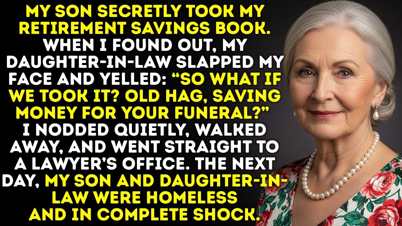 My Daughter-In-Law Slapped: “So What If We Took It? You’re Old—Planning To Let The Money Rot?”