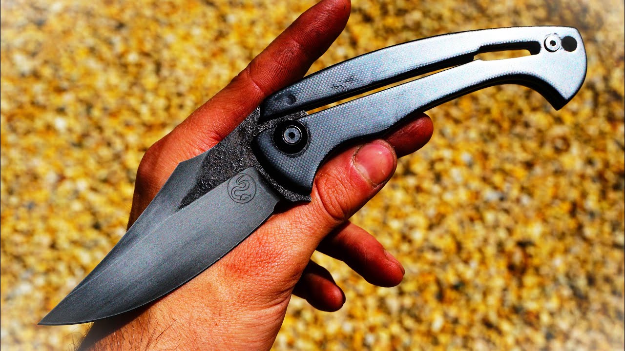 Couteau pliant scorpion lock : design inédit et mécanisme innovant