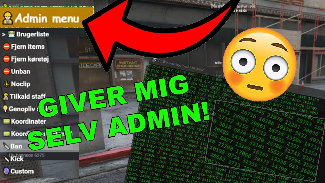 GIVER MIG SELV ADMIN!! (FiveM)