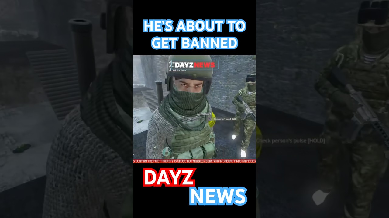 Его вот-вот забанят в DayZ.