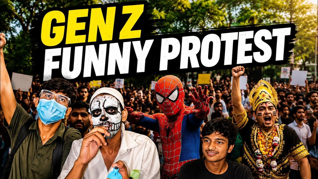 Gen Z Funny Protest in india Pt:02 😂|Funniest Moment From Jantar Mantar Delhi| Students Roast #funny