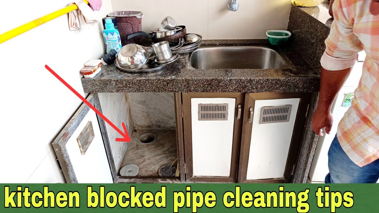 kitchen blocked pipe cleaning tips
