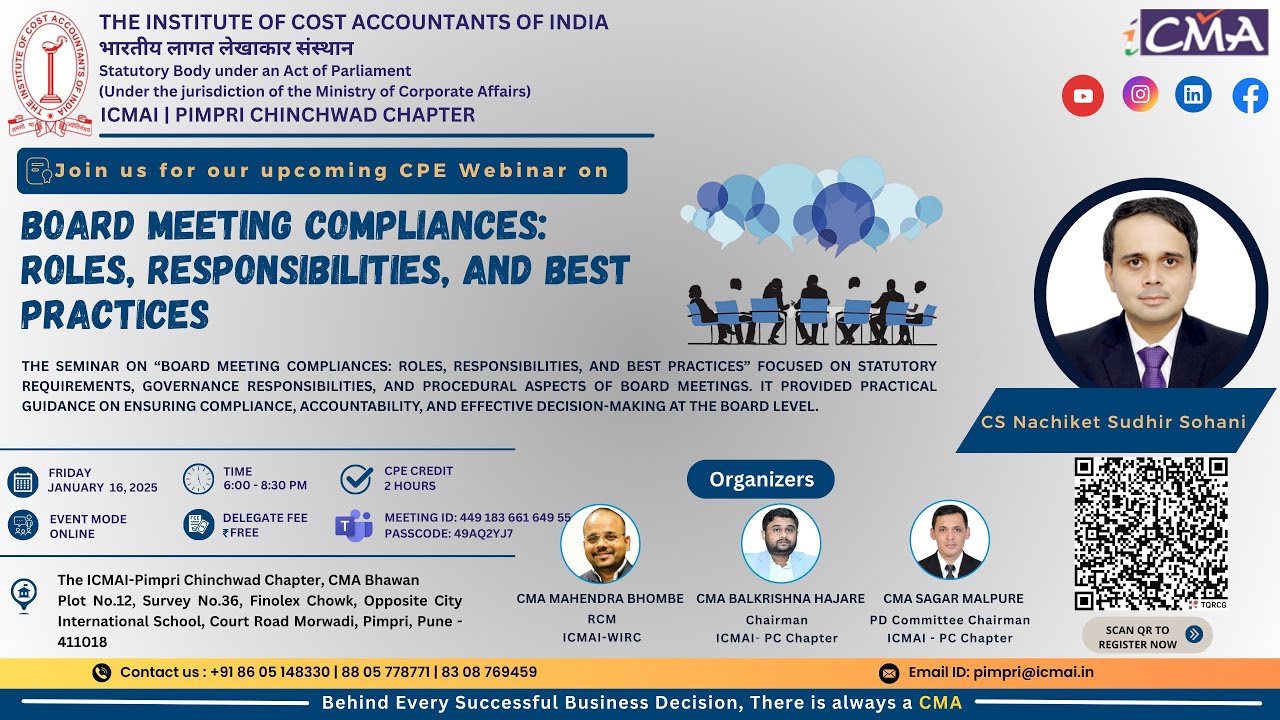 Board Meeting Compliances  Roles, Responsibilities, and Best Practices_ 20260116