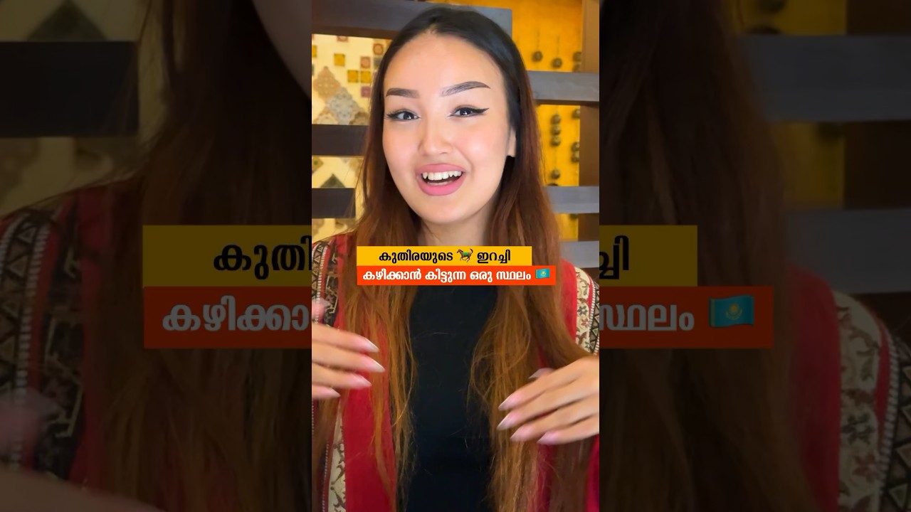 Traditional Kazakhstan 🇰🇿 Food - Navat Almatu - Malayalam Vlog