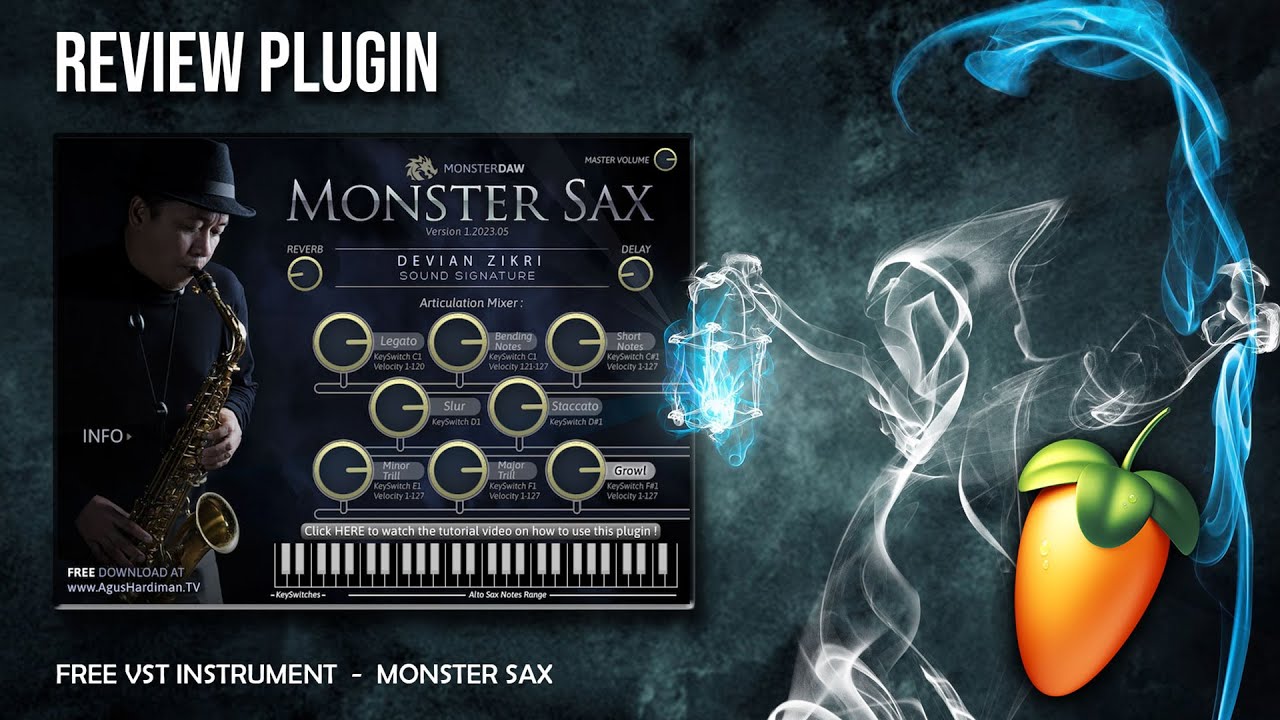 Review VST Plugin - Cara Menggunakan Monster Sax di FL Studio