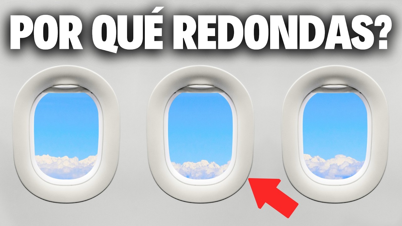 ¿Por Qué las VENTANAS de los Aviones NO Son Cuadradas?