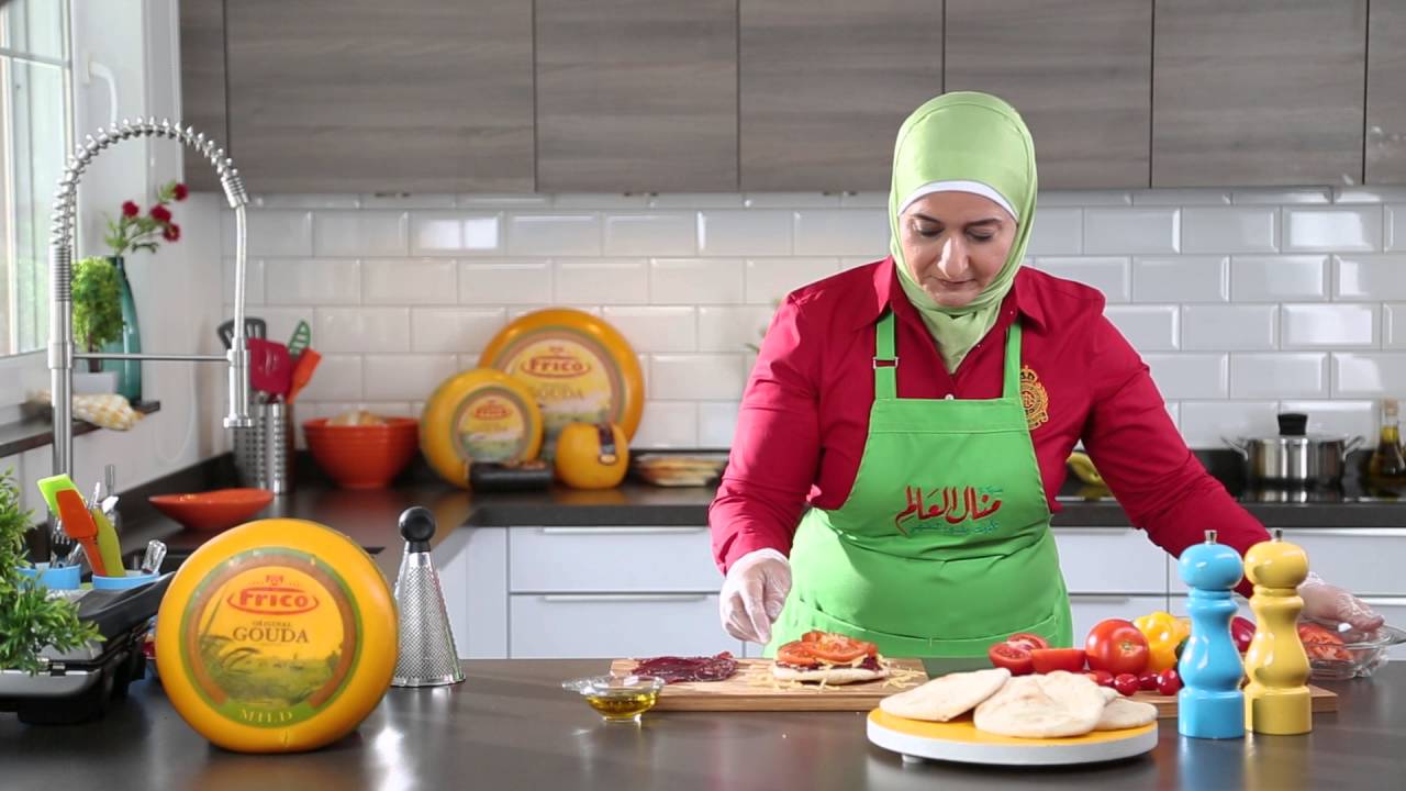 Frico Arabia &ndash; Chef Manal Pastrami with Frico cheese Gouda Sandwich