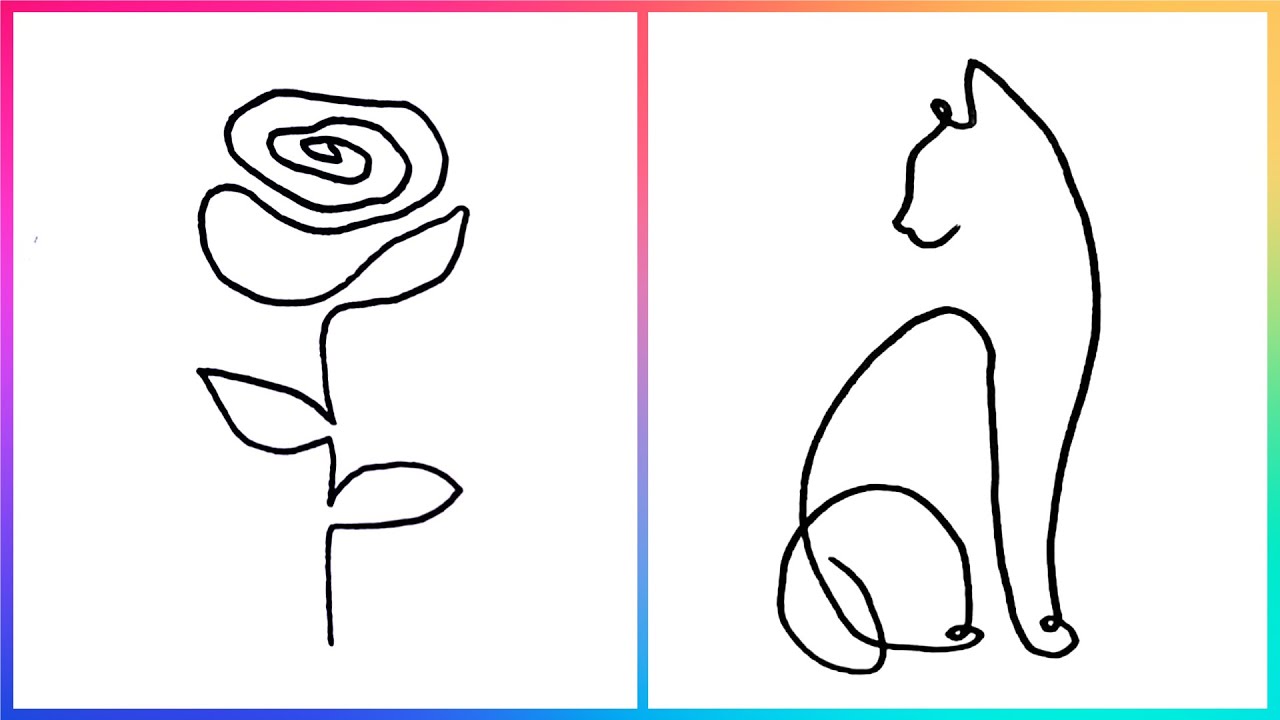 07 Amazing One Line Drawing Ideas That Is At Another Level Creative Impulse